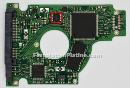 Platine  für Festplatte 2,5" SATA 100GB Seagate ST9100824AS, PCB 100397877 – Bild 3