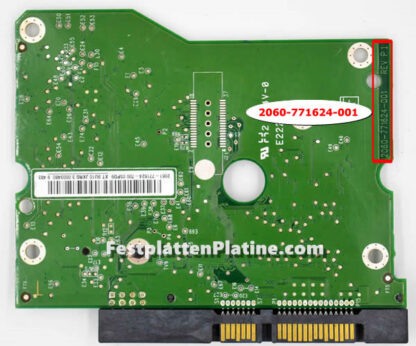 Platine 2060-771624-001  für Festplatte WD 3,5" SATA – Bild 2