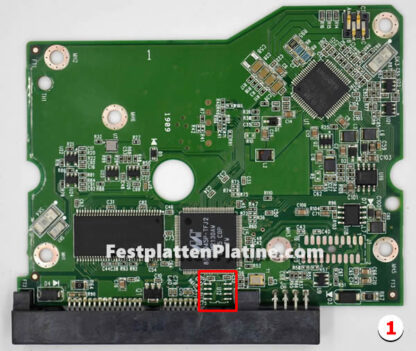 Platine 2060-771624-001  für Festplatte WD 3,5" SATA – Bild 3