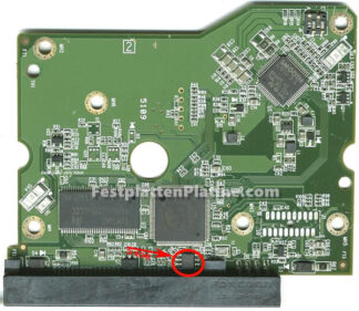 Platine  für Festplatte 3,5" SATA 2TB Western Digital WD2003FYPS, PCB 2060-771642-003