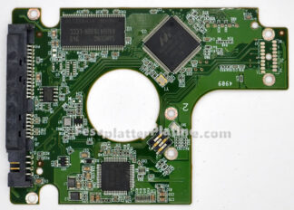 Platine  für Festplatte 2,5" SATA 80GB Western Digital WD800BEVT, PCB 2060-771672-001