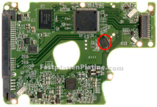 Platine  für Festplatte 2,5" SATA 250GB Western Digital WD2500HHTZ, PCB 2060-771831-001