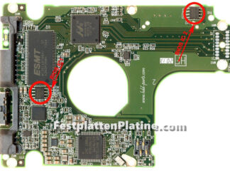 Platine 2060-771950-000  für Festplatte WD 2,5" USB
