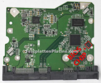 Platine  für Festplatte 3,5" SATA 6TB Western Digital WD60EZRX, PCB 2060-800001-002