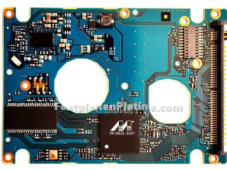 Platine  für Festplatte 2,5" IDE 120GB Fujitsu MHV2120AT PL, PCB CA26332-B43104BA