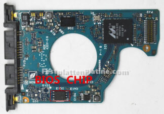Platine  für Festplatte 1,8" SATA 250GB Toshiba MK2533GSG, PCB G002626A