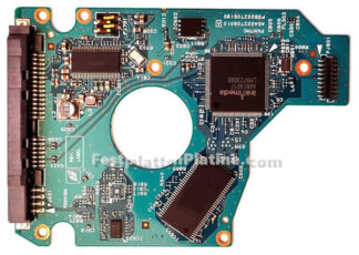 Platine  für Festplatte 2,5" SATA 320GB Toshiba MK3276GSXN, PCB G002706A