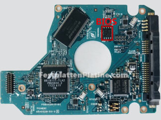 Platine  für Festplatte 2,5" SATA 250GB Toshiba MK2561GSYB, PCB G002915A