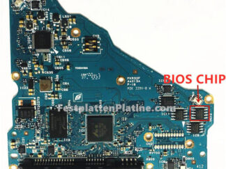 Platine  für Festplatte 3,5" SATA 8TB Toshiba HDWF180, PCB G4013A