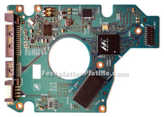 Platine  für Festplatte 2,5" SATA 60GB Toshiba MK6037GSX, PCB G5B001851000-A