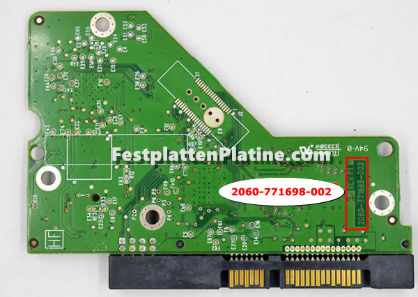 Platinentausch bei Western Digital Festplatte